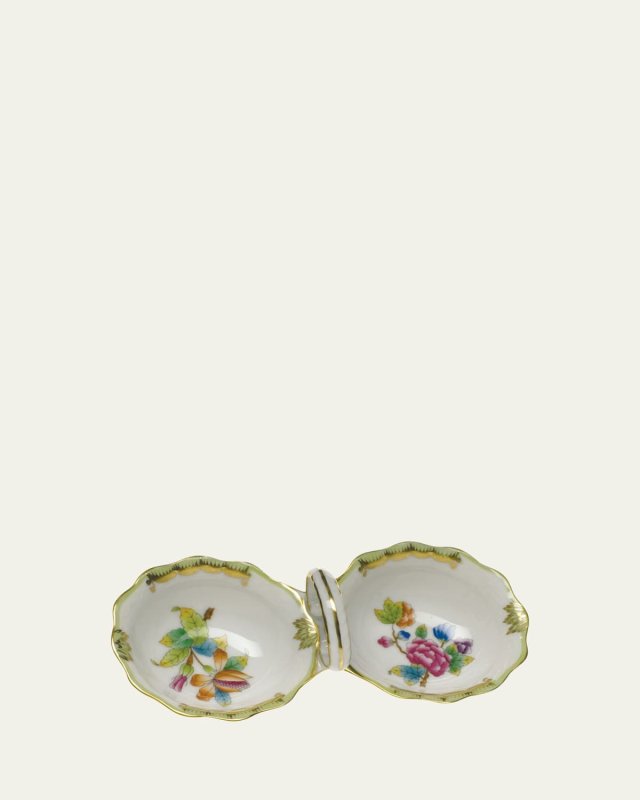 Queen Victoria Twin Salt Dish